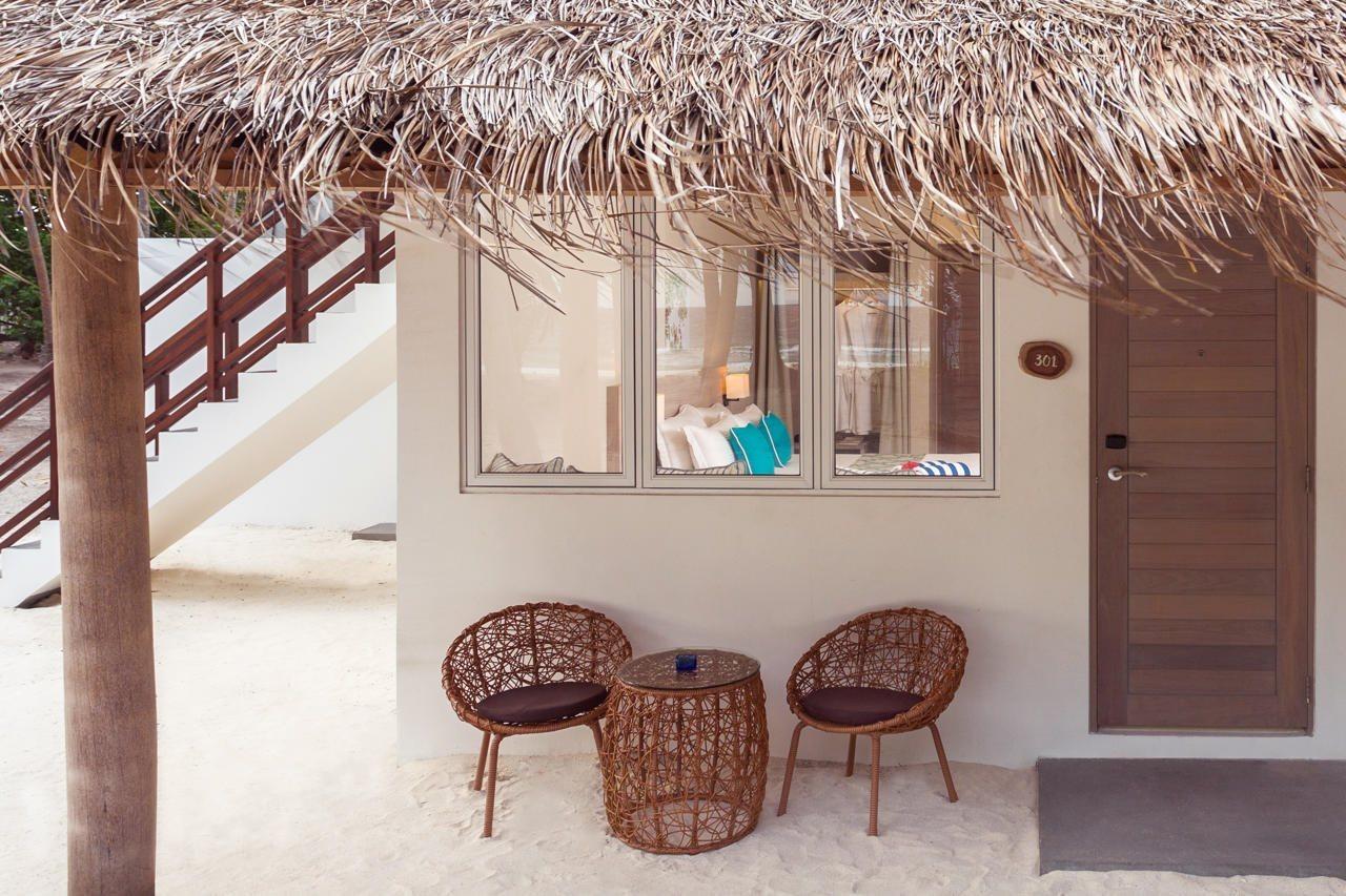 马拉希尼库达班多度假村 胡鲁马累 外观 照片 A beach villa at the resort