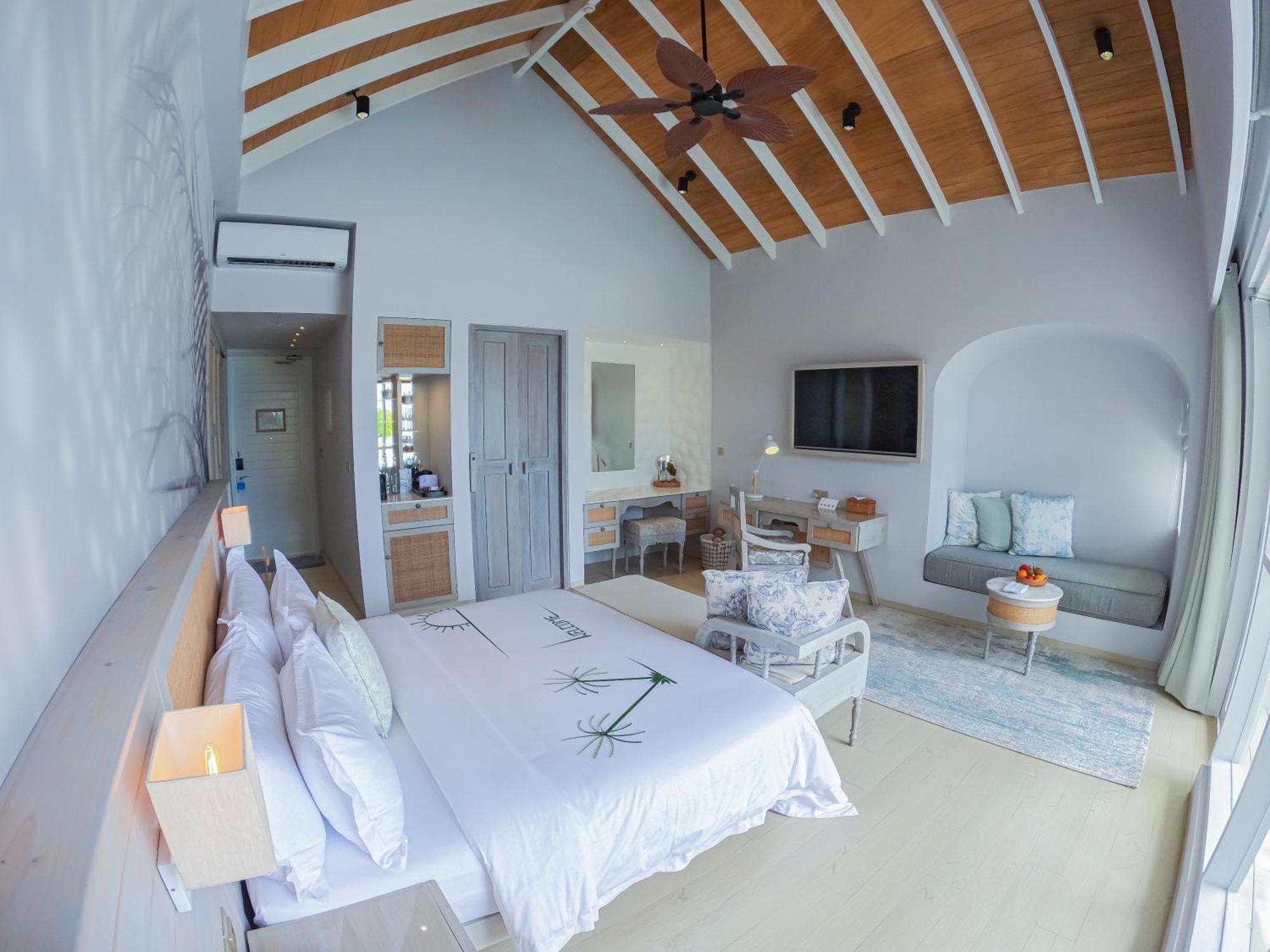 马拉希尼库达班多度假村 胡鲁马累 外观 照片 A bedroom at the resort